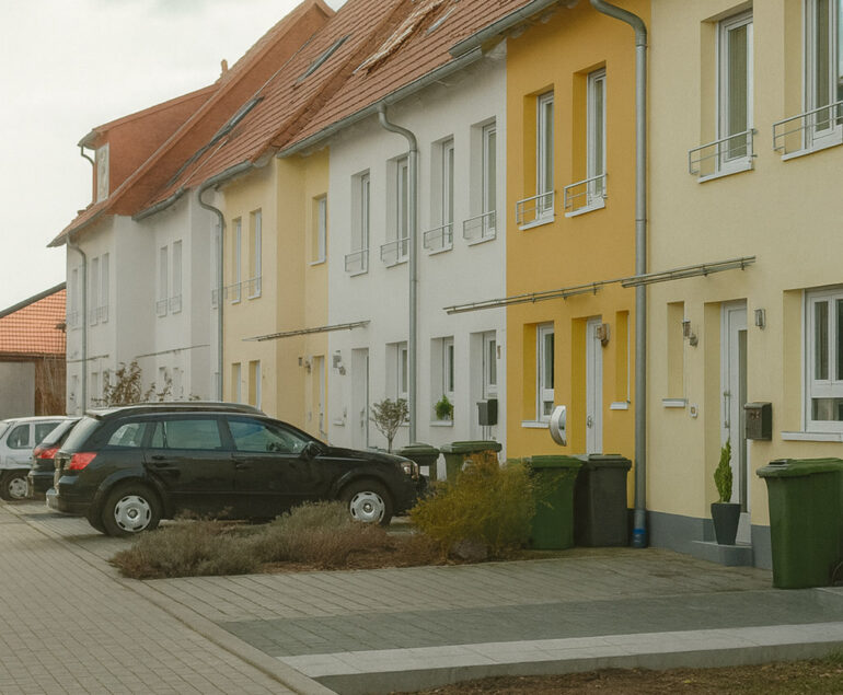 Anhydrit-Zementestrich Reihenhäuser in Edingen